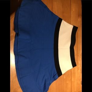 Express Colorblock Skater Skirt 00